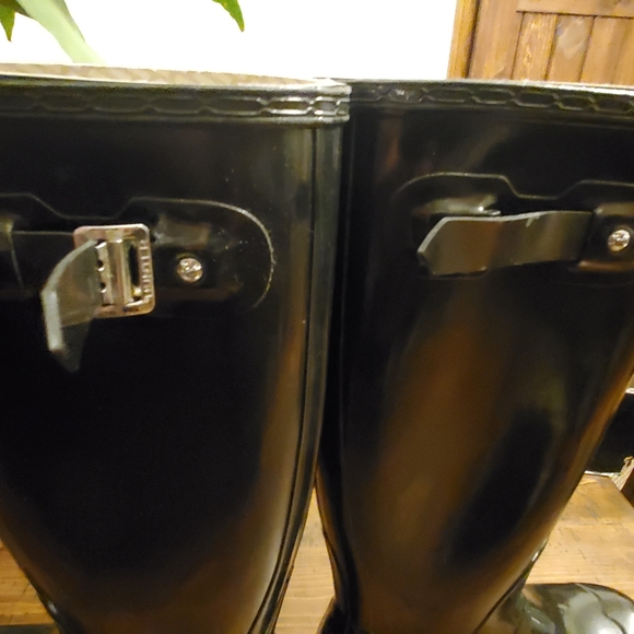 Original Hunter Black Rain Boots - Glass Tall - Picture 6 of 8